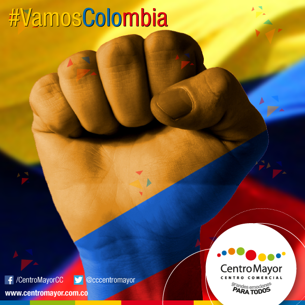 Disfruta de la emoción de apoyar a Colombia y grita ¡¡GOOL!!