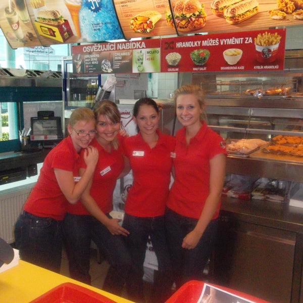 Hey, you can't miss that, our team of girls is here for you. Best at near neighborhood. SoGood to see, Life tastes Great! KFC
