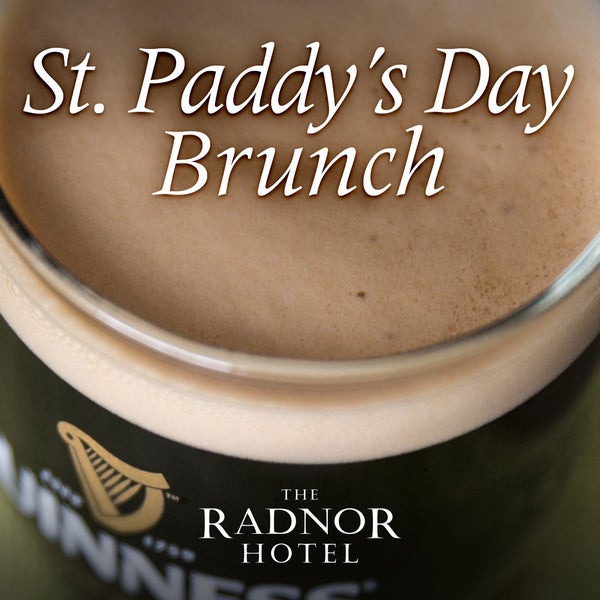 The Radnor is serving a special St. Paddy’s Day Brunch 3/15/20! Gather at their “Best of the Main Line” buffet & toast to the occasion w/ a mimosa or Guinness while enjoying Irish-inspired dishes ☘️