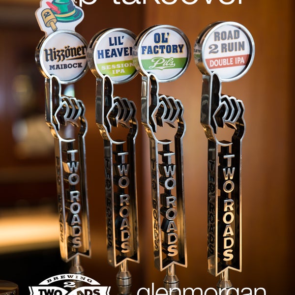 Join Glenmorgan for their first Tap Takeover with Two Roads Brewing Company on Wednesday, August 3rd, 2016 from 4pm till the kegs kick! http://ow.ly/gmsG302Fjxp