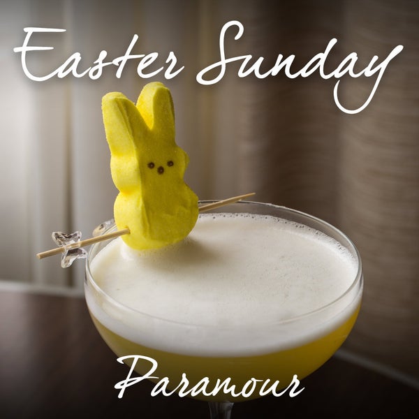 Dine at Paramour this Easter Sunday 2019! Treat your family to Brunch & enjoy holiday additions to the Chef’s Complimentary Appetizer Bar, or join them for Dinner & enjoy their Spring Menu & specials.