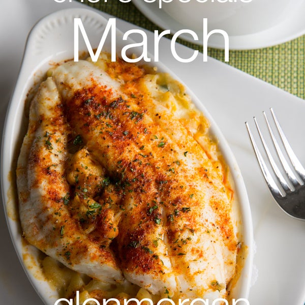 Make any night special in #March with three special additions to the Glenmorgan dinner and dessert menus, including Broiled Flounder & Crab Imperial Mac n’ Cheese Casserole… http://ow.ly/OK8y309untZ