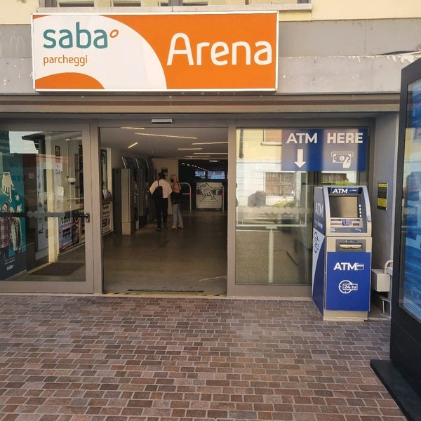 Photo taken at Parcheggio Saba Arena by Giorgio M. on 9/13/2021