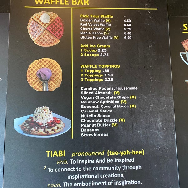 Foto diambil di TIABI Coffee &amp; Waffle Bar oleh Sameer R. pada 3/1/2021