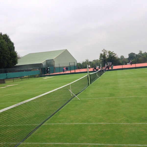Photo taken at The Wimbledon Club by Takeshi I. on 9/7/2014