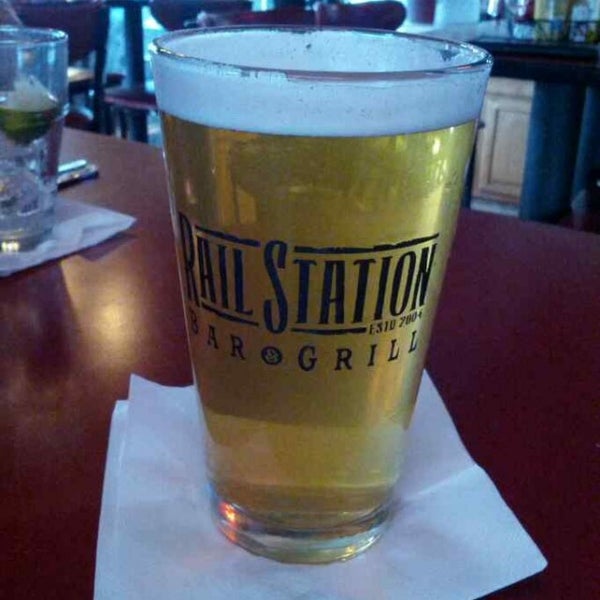 Photo taken at The Rail Station Bar and Grill by John P. on 4/29/2013