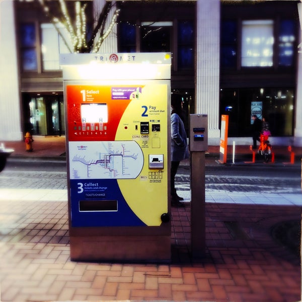 TriMet Pioneer Square North MAX Station Light Rail Station in Portland