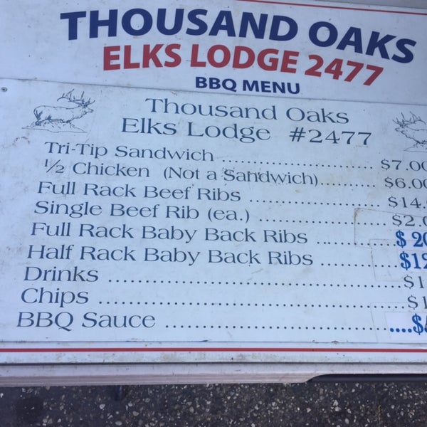 Elks Lodge BBQ Joint in Thousand Oaks