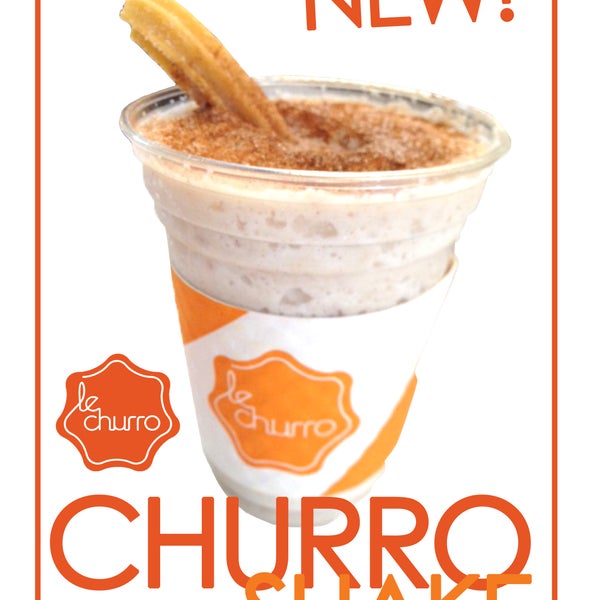 Come try our new Churro Shake. It´s simply delicious!!