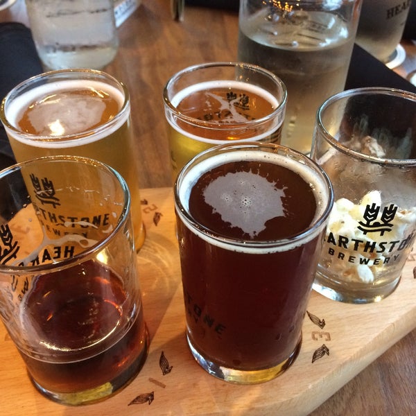 Photo taken at Hearthstone Brewery by Trish R. on 3/4/2017