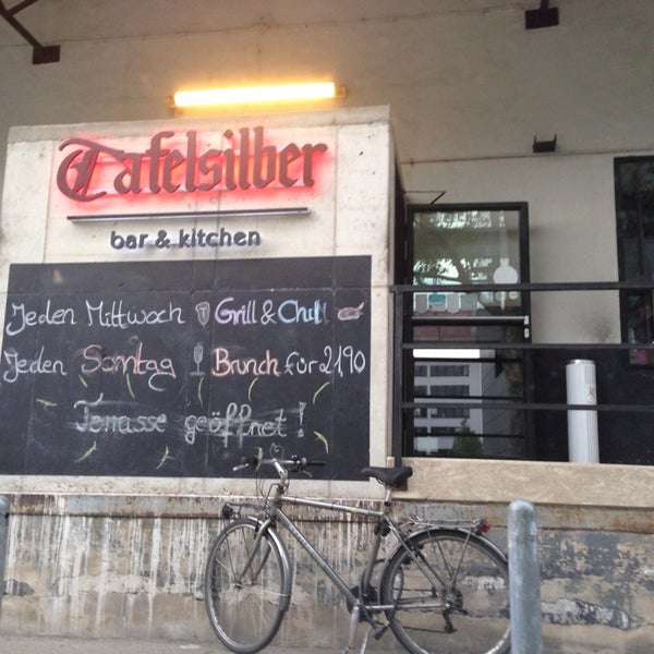 Photo taken at Tafelsilber bar &amp; kitchen by Pervin T. on 4/25/2014