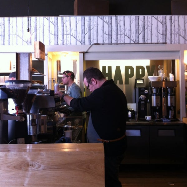 Photo taken at Happy Coffee by Sara P. on 2/17/2013