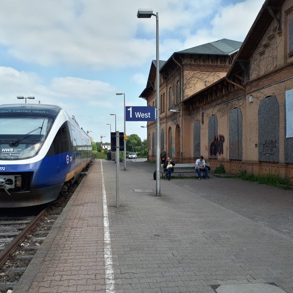 Photo taken at Bahnhof Dorsten by Juliën O. on 5/18/2018