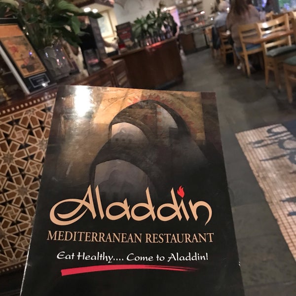 Foto tomada en Aladdin Mediterranean Restaurant  por 3z/ C. el 10/1/2018