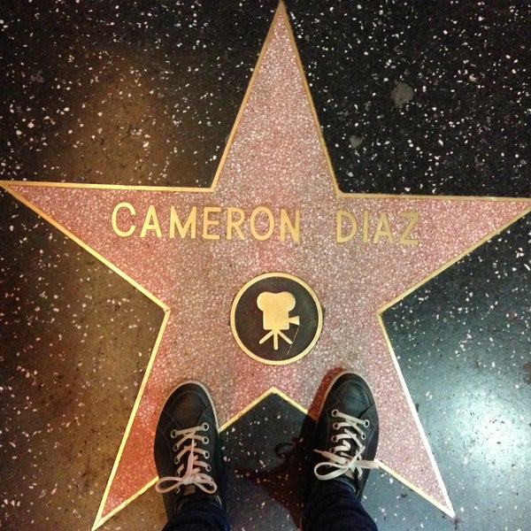Photo taken at Hollywood Walk of Fame by Anna B. on 4/18/2013