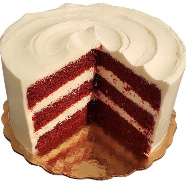 Our southern style #RedVelvet cake. Three layers of moist red velvet topped with The Cake Pusher's signature cream cheese frosting. Take a look and order now by visiting thecakepusher.com!