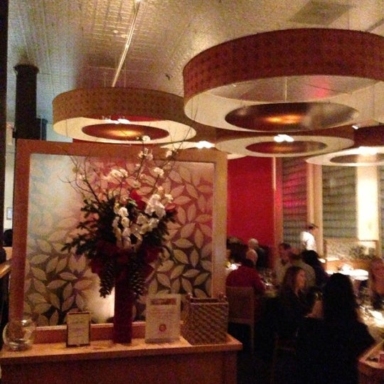 Photo taken at L&#39;Ecole- Restaurant of the International Culinary Center by Pauline L. on 12/15/2012