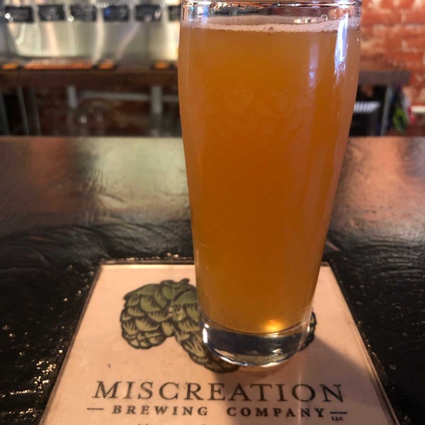 Photo taken at Miscreation Brewing Company by David M. on 3/30/2019