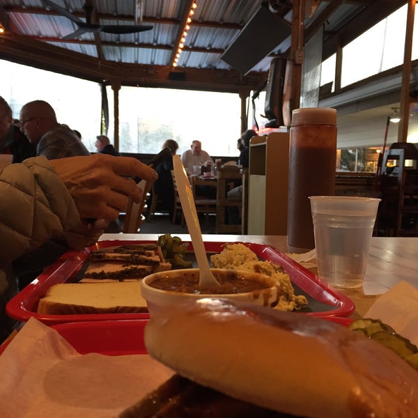Photo taken at Stanley&#39;s Famous Pit Barbecue by J michael S. on 3/8/2018