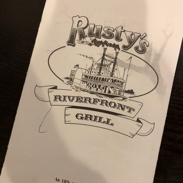 Photo taken at Rusty&#39;s Riverfront Grill by J michael S. on 8/14/2018