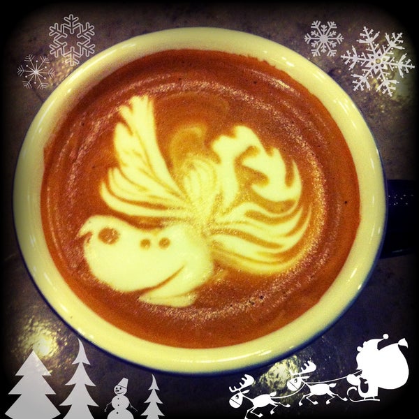 Get a cup of hot coffee during holidays!! :)