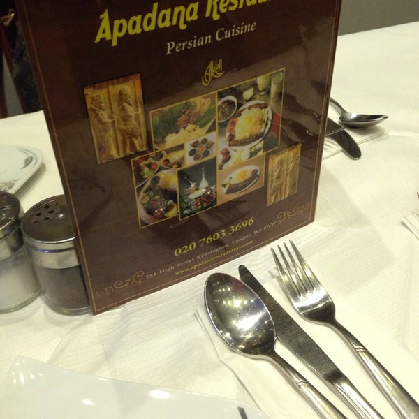 Das Foto wurde bei Apadana Restaurant von Alis M. am 4/15/2014 aufgenommen