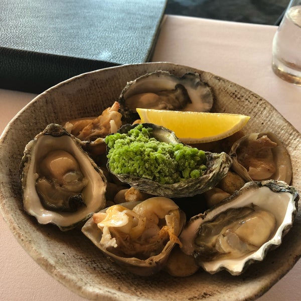 Photo taken at Aria Restaurant by Jen H. on 4/12/2018