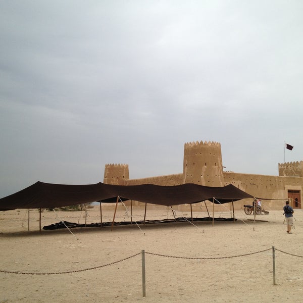 Photo taken at Al Zubarah Fort and Archaeological Site by Mohamed B. on 4/26/2013
