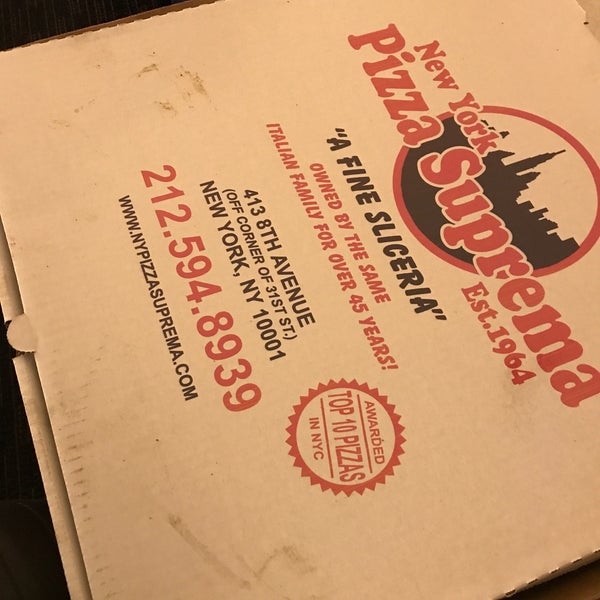 Снимок сделан в New York Pizza Suprema пользователем marczero 3/18/2018