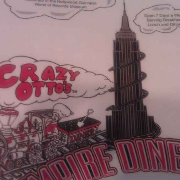 Photo taken at Crazy Otto&#39;s Empire Diner by Steve D. on 2/3/2014