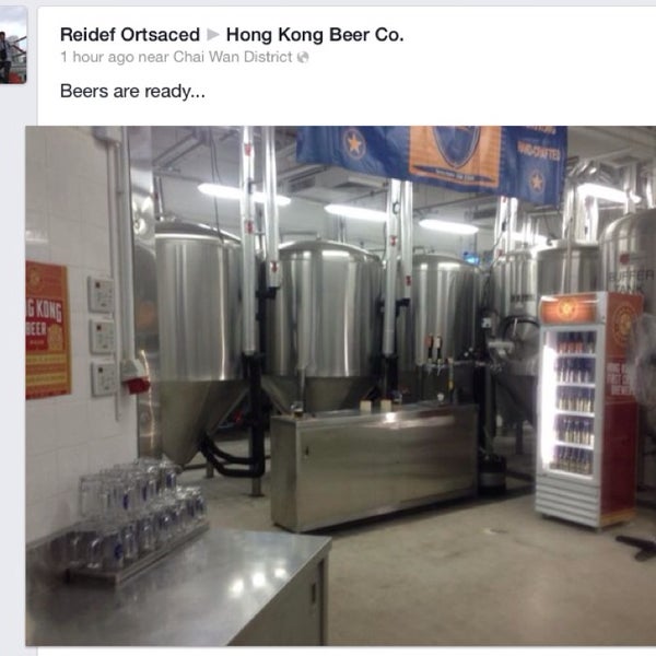 Снимок сделан в Hong Kong Beer Co. пользователем Neena Katrell D. 7/4/2014