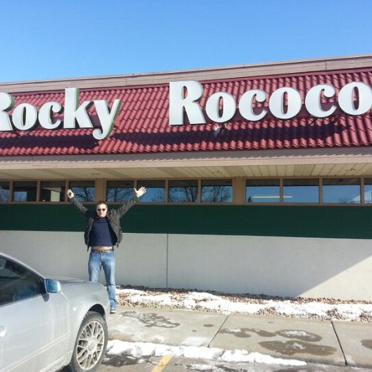 Photo taken at Rocky Rococo Pizza by Yasmina M. on 2/15/2013