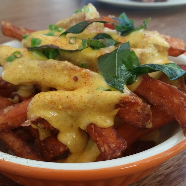Get the salted egg sweet potato fries, but ask for the salted egg on the side! It can get a bit too rich otherwise.