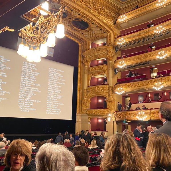 Photo prise au Liceu Opera Barcelona par Esther R. le1/23/2020