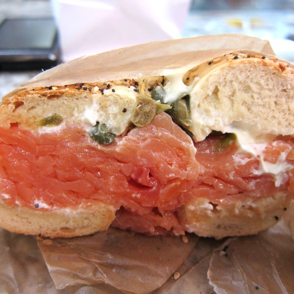 i went on a hunt for the best bagel and lox in nyc, and this came out the winner!