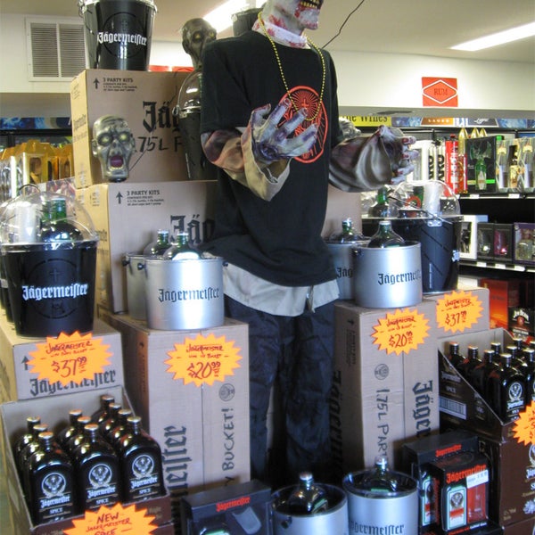 Halloween is right around the corner, so come supply your party with our fun variety of Jagermeister starting at ONLY $19.99!!!We've got what YOUR looking for!! Open everyday until 3am!!
