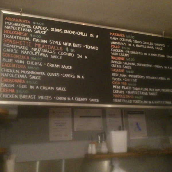 Calimero Pizza Pasta Bar Kohimarama 59 Long Drive