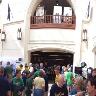 Photo taken at Hammes Notre Dame Bookstore by Patrick O. on 9/7/2014