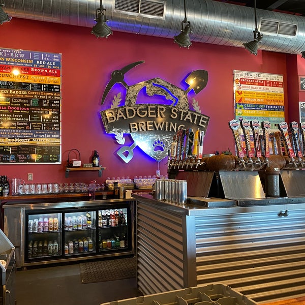 Photo taken at Badger State Brewing Company by Patrick O. on 3/4/2021