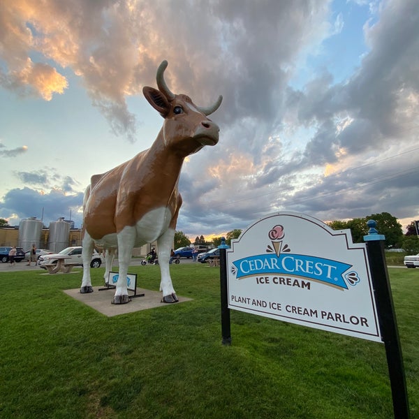 Cedar Crest ice cream Manitowoc, WI