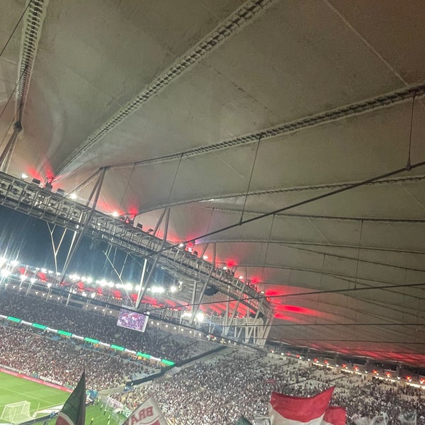 Photo taken at Mário Filho (Maracanã) Stadium by Rachel D. on 4/2/2023