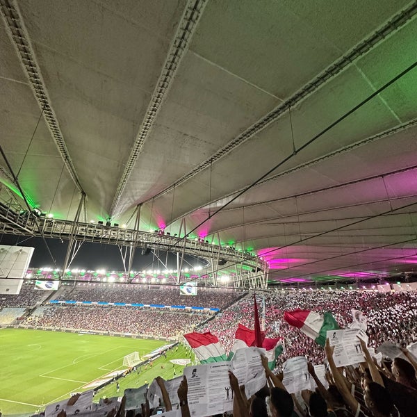 Photo taken at Mário Filho (Maracanã) Stadium by Rachel D. on 10/20/2023