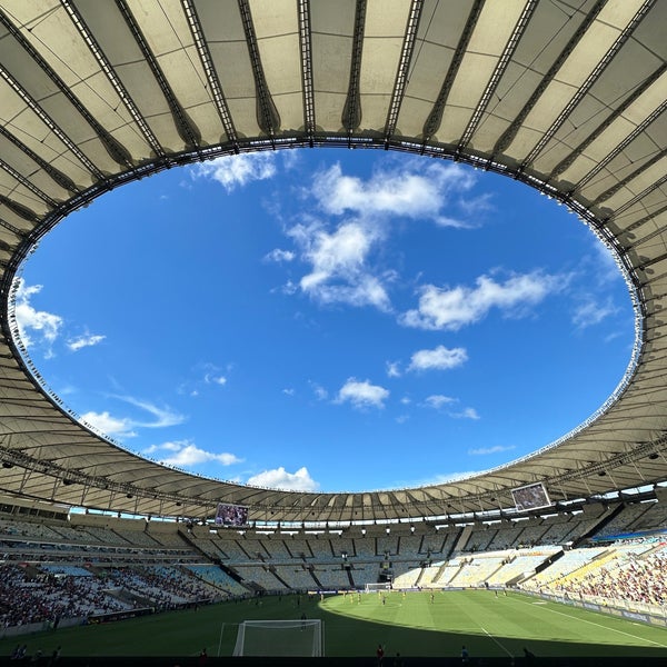 Photo taken at Mário Filho (Maracanã) Stadium by Rachel D. on 2/17/2024