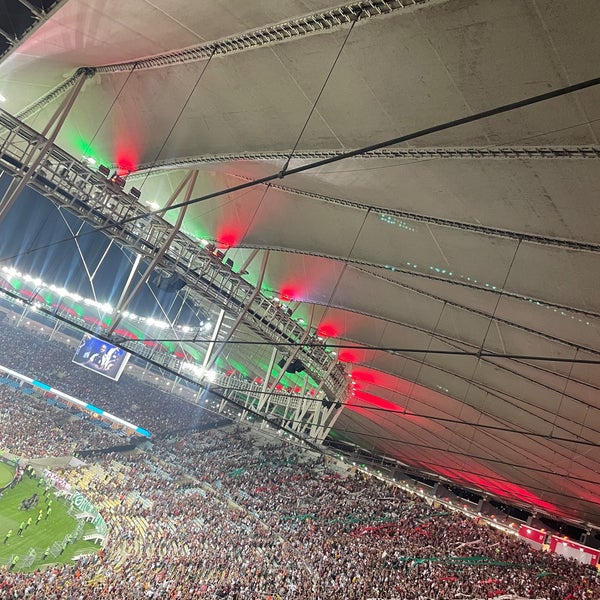 Photo taken at Mário Filho (Maracanã) Stadium by Rachel D. on 4/19/2023