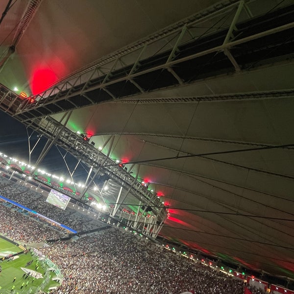 Photo taken at Mário Filho (Maracanã) Stadium by Rachel D. on 4/13/2023