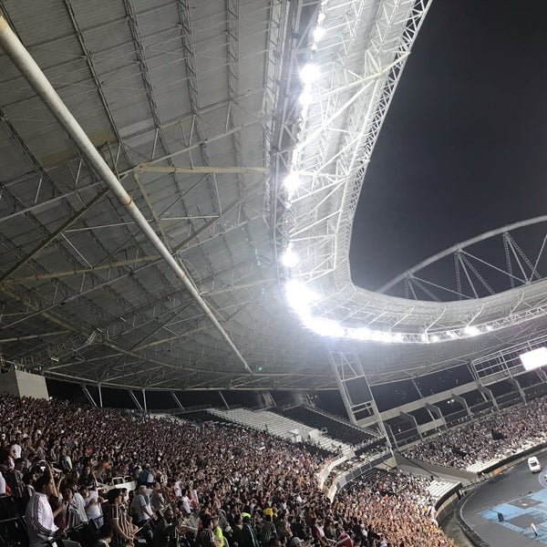 Photo taken at Nilton Santos Stadium (Engenhão) by Rachel D. on 10/25/2018