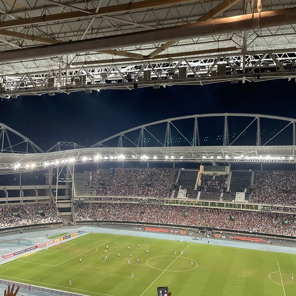 Photo taken at Nilton Santos Stadium (Engenhão) by Rachel D. on 3/10/2022