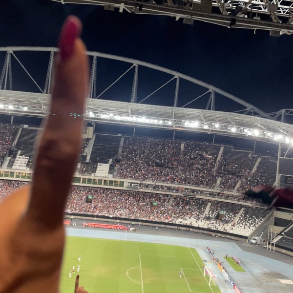Photo taken at Nilton Santos Stadium (Engenhão) by Rachel D. on 3/10/2022