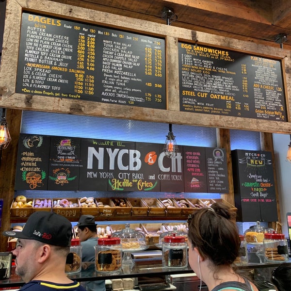 8/10/2019 tarihinde Leo C.ziyaretçi tarafından New York City Bagel &amp; Coffee House'de çekilen fotoğraf