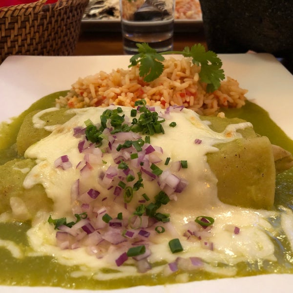 I really enjoyed the enchiladas de pollo with verde sauce. Also try the salsas papatzul - it’s like a flight of 5 different salsas.